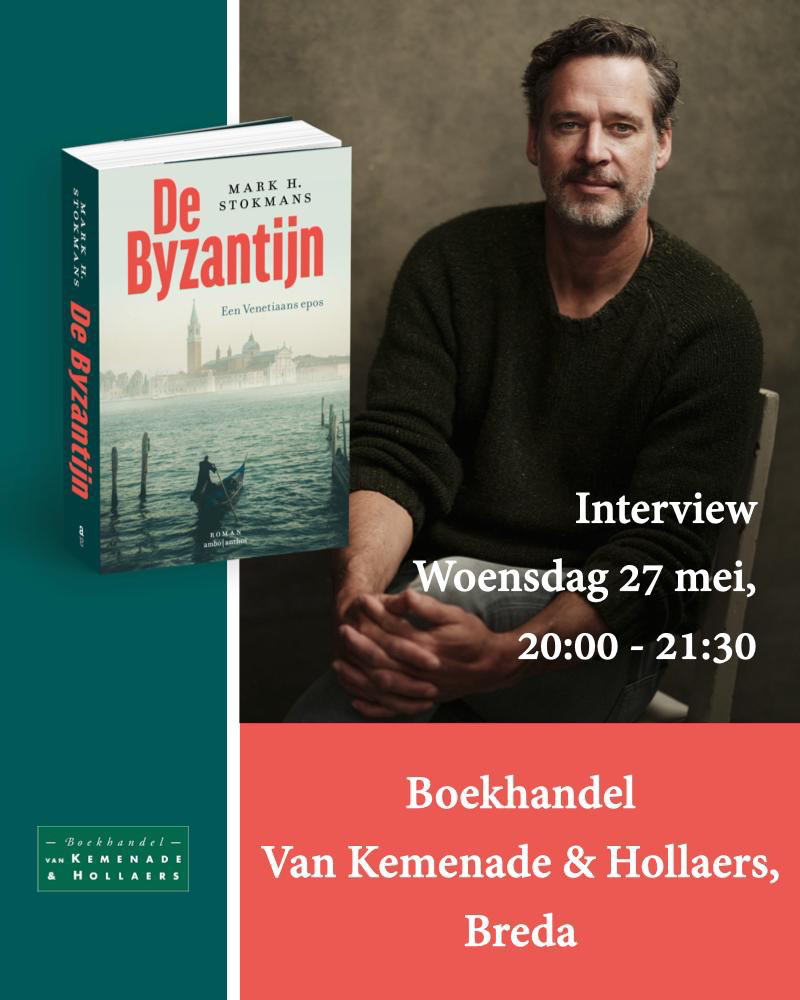 Interview en signeersessie met  Mark H. Stokmans