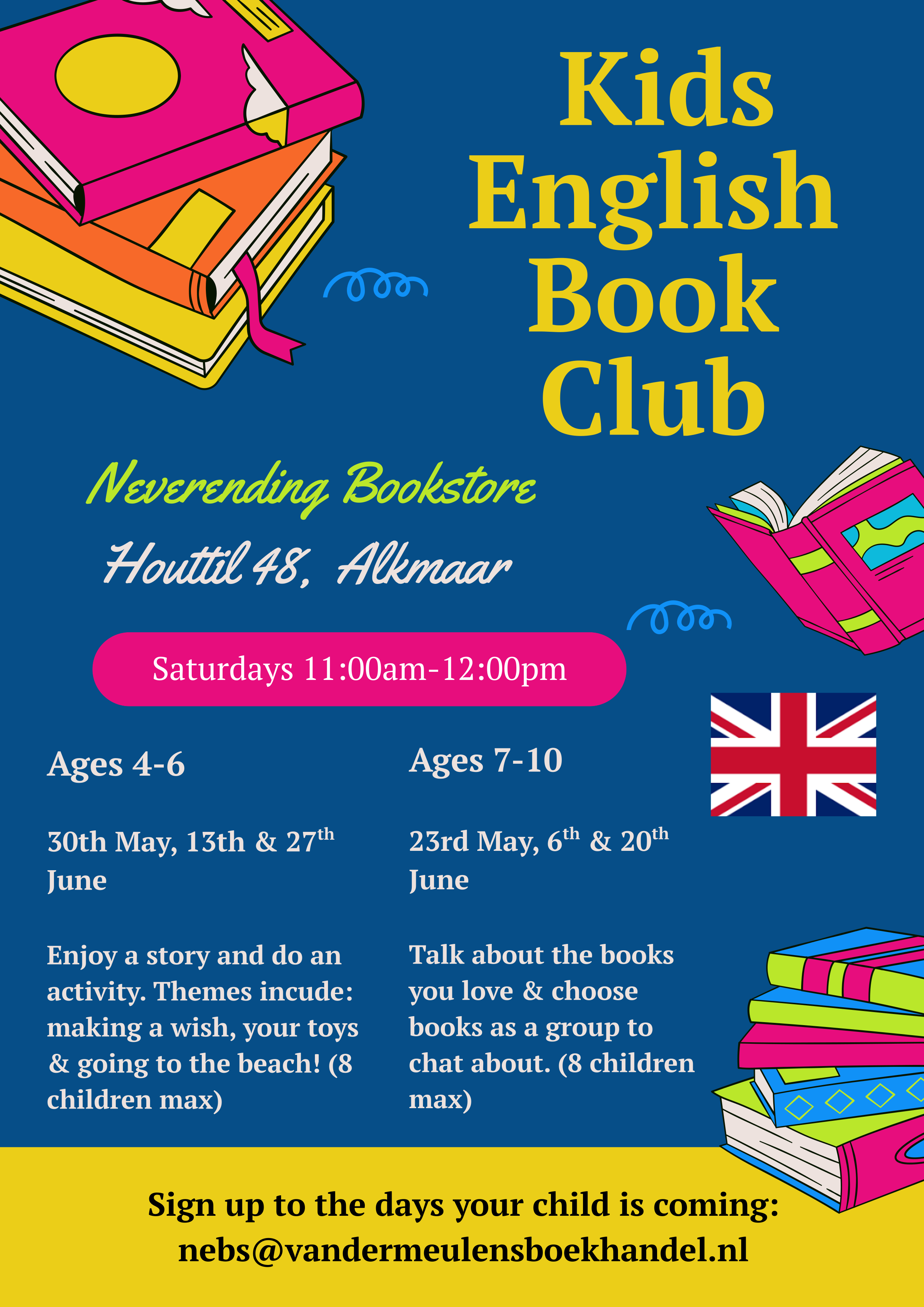 Kids English Book Club ages 7-10